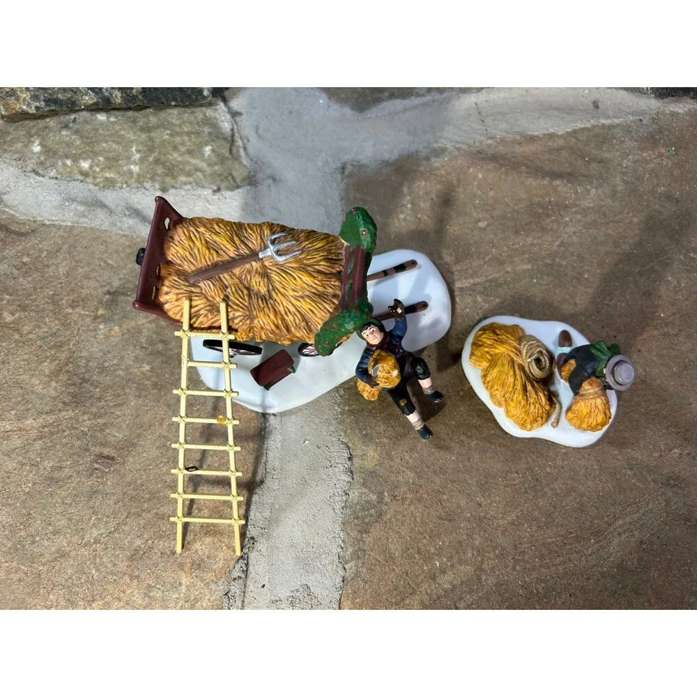 Dept 56 Heritage Village THATCHERS Set of 3 Complete in Box with Foam 5829-7